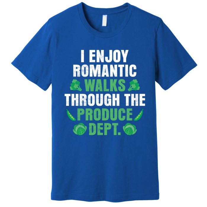 I Enjoy Rotic Walks Through The Produce Dept Veganism Gift Premium T-Shirt