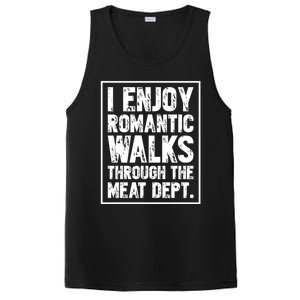 I Enjoy Rotic Walks Meat Dept Funny Meat Lover Gift PosiCharge Competitor Tank