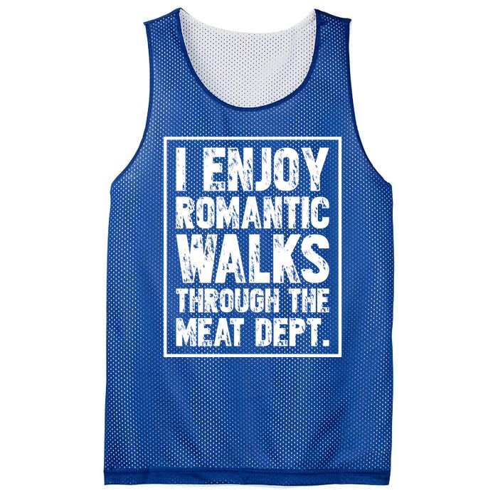 I Enjoy Rotic Walks Meat Dept Funny Meat Lover Gift Mesh Reversible Basketball Jersey Tank