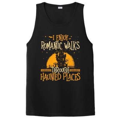 I Enjoy Romantic Walks Through Haunted Places Ghost Hunter PosiCharge Competitor Tank