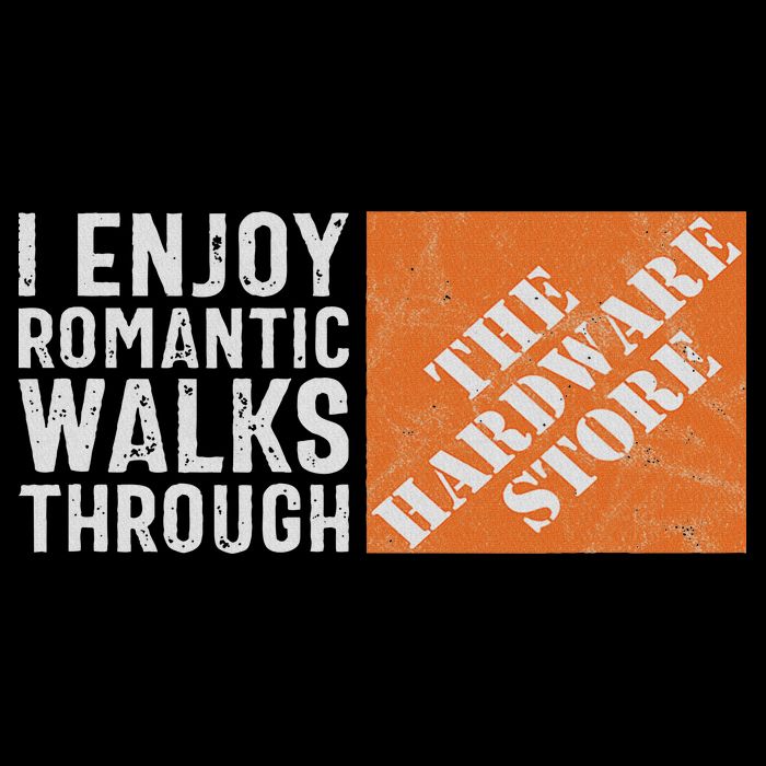 I Enjoy Romantic Walks Through The Hardware Store Funny Daily Commute Backpack
