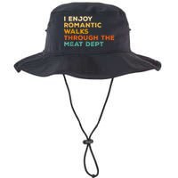 I Enjoy Romantic Walks Through The Meat Dept Legacy Cool Fit Booney Bucket Hat