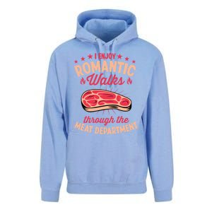 I Enjoy Rotic Walks Through The Meat Departt Gift Unisex Surf Hoodie