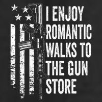 I Enjoy Romantic Walks To The Gun Store Pro Gun Owner Rights Golf Towel