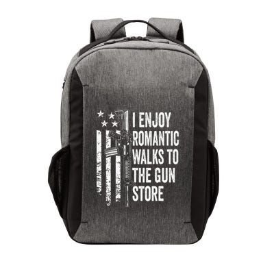 I Enjoy Romantic Walks To The Gun Store Pro Gun Owner Rights Vector Backpack