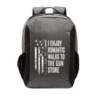 I Enjoy Romantic Walks To The Gun Store Pro Gun Owner Rights Vector Backpack