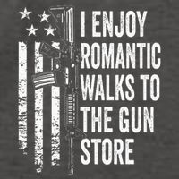 I Enjoy Romantic Walks To The Gun Store Pro Gun Owner Rights Vector Backpack