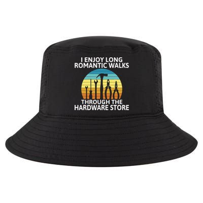 I Enjoy Romantic Walks Through The Hardware Store Craftsman Cool Comfort Performance Bucket Hat