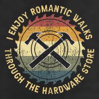 I Enjoy Romantic Walks Handyman Hardware Store Tools Beanie