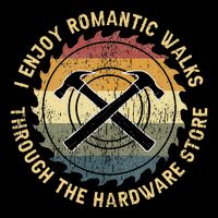 I Enjoy Romantic Walks Handyman Hardware Store Tools 16 in Basic Backpack