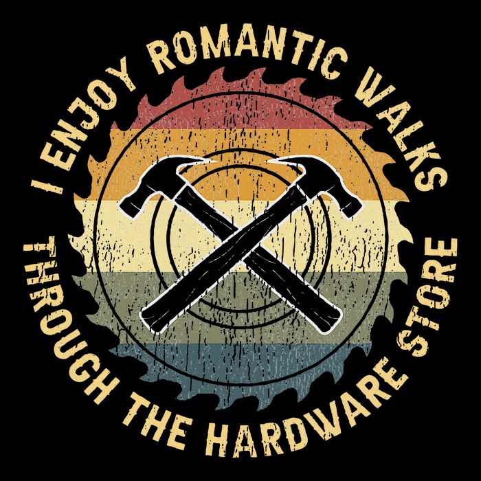 I Enjoy Romantic Walks Handyman Hardware Store Tools 16 in Basic Backpack