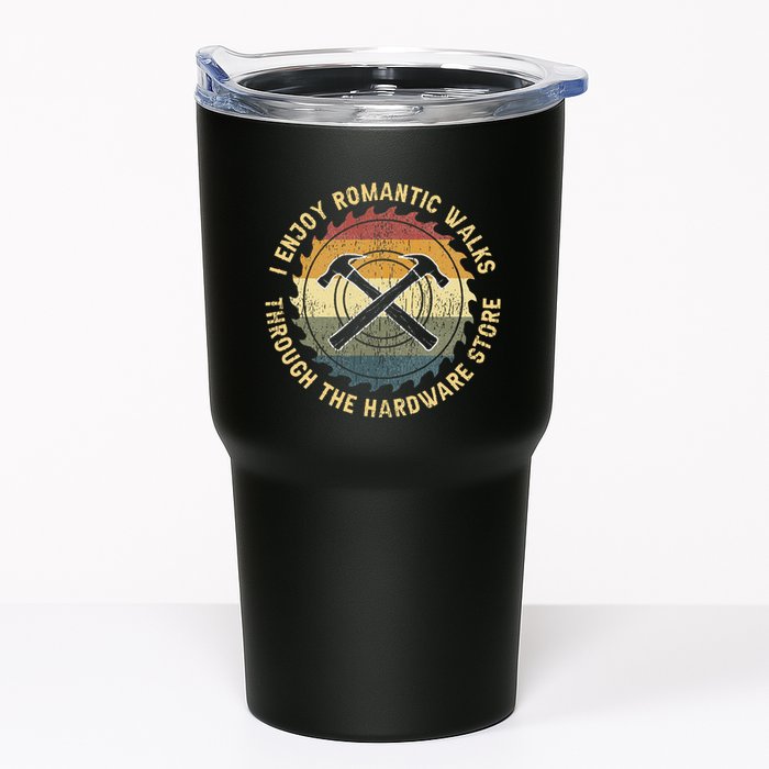 I Enjoy Romantic Walks Handyman Hardware Store Tools Tumbler