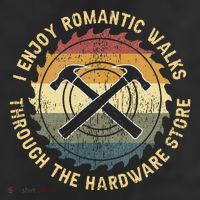 I Enjoy Romantic Walks Handyman Hardware Store Tools Microfiber Hand Towel