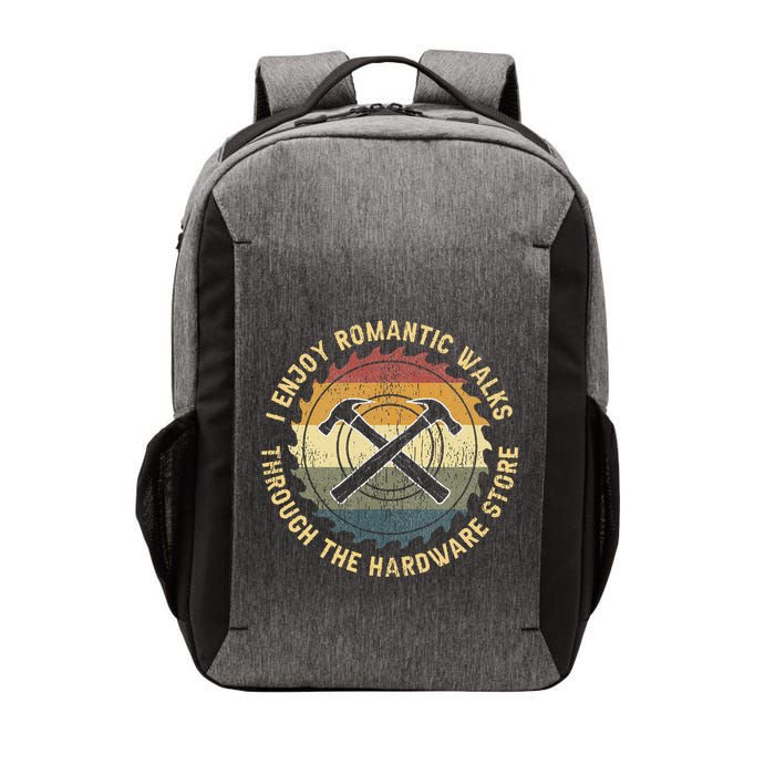 I Enjoy Romantic Walks Handyman Hardware Store Tools Vector Backpack