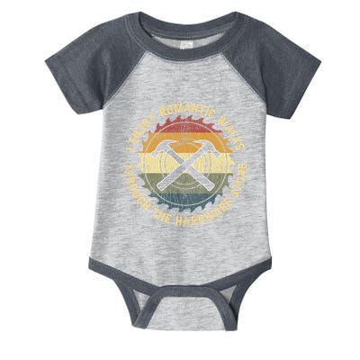 I Enjoy Romantic Walks Handyman Hardware Store Tools Infant Baby Jersey Bodysuit