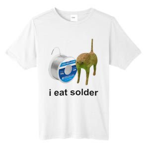 I Eat Solder Cursed Cat Meme Funny Costume Tall Fusion ChromaSoft Performance T-Shirt