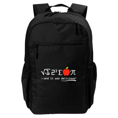 I Eight Sum Pi I Ate Some Pie And It Was Delicious Pi Day Backpack