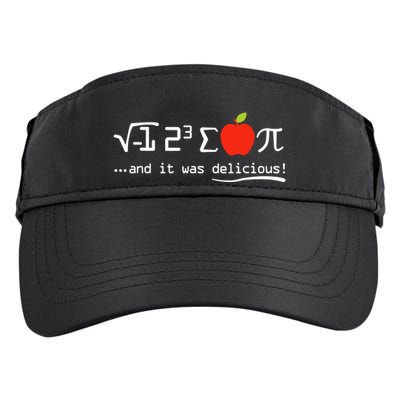 I Eight Sum Pi I Ate Some Pie And It Was Delicious Pi Day Adult Drive Performance Visor