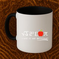I Eight Sum Pi I Ate Some Pie And It Was Delicious Pi Day Mug