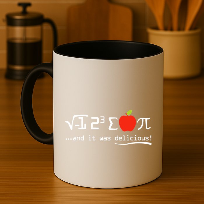 I Eight Sum Pi I Ate Some Pie And It Was Delicious Pi Day Mug
