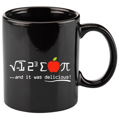 I Eight Sum Pi I Ate Some Pie And It Was Delicious Pi Day 11oz C Handle Ceramic Mug