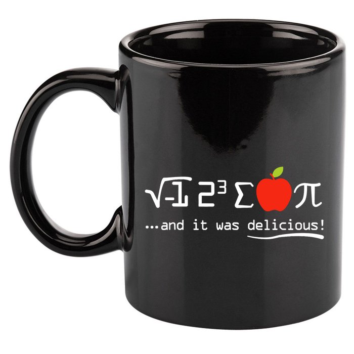 I Eight Sum Pi I Ate Some Pie And It Was Delicious Pi Day 11oz C Handle Ceramic Mug