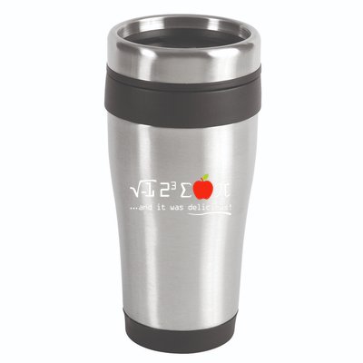 I Eight Sum Pi I Ate Some Pie And It Was Delicious Pi Day 16oz Travel Tumbler
