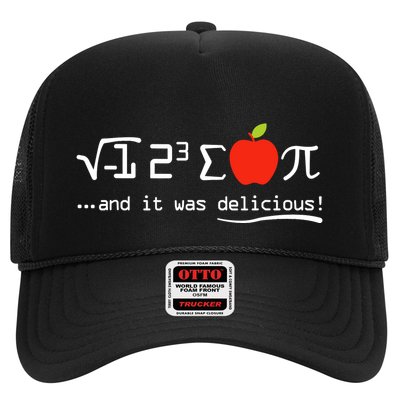 I Eight Sum Pi I Ate Some Pie And It Was Delicious Pi Day Trucker Hat