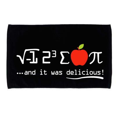 I Eight Sum Pi I Ate Some Pie And It Was Delicious Pi Day Microfiber Hand Towel