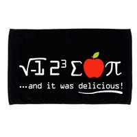 I Eight Sum Pi I Ate Some Pie And It Was Delicious Pi Day Microfiber Hand Towel