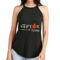 I Eight Sum Pi I Ate Some Pie And It Was Delicious Pi Day Women's Perfect Tri Rocker Tank
