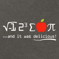 I Eight Sum Pi I Ate Some Pie And It Was Delicious Pi Day Cotton Canvas Backpack