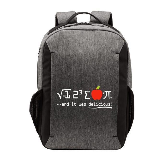 I Eight Sum Pi I Ate Some Pie And It Was Delicious Pi Day Vector Backpack