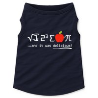 I Eight Sum Pi I Ate Some Pie And It Was Delicious Pi Day Doggie Tank