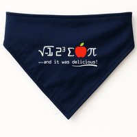 I Eight Sum Pi I Ate Some Pie And It Was Delicious Pi Day USA-Made Doggie Bandana