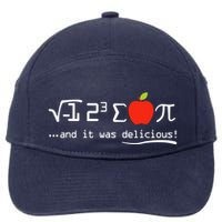 I Eight Sum Pi I Ate Some Pie And It Was Delicious Pi Day 7-Panel Snapback Hat