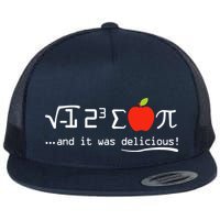 I Eight Sum Pi I Ate Some Pie And It Was Delicious Pi Day Flatbill Hat