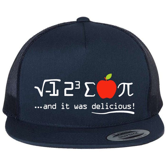 I Eight Sum Pi I Ate Some Pie And It Was Delicious Pi Day Flatbill Hat