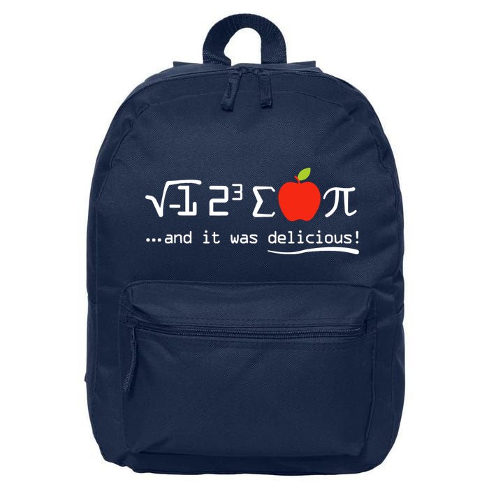 I Eight Sum Pi I Ate Some Pie And It Was Delicious Pi Day 16 in Basic Backpack