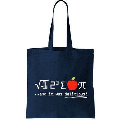 I Eight Sum Pi I Ate Some Pie And It Was Delicious Pi Day Bag