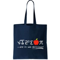 I Eight Sum Pi I Ate Some Pie And It Was Delicious Pi Day Bag