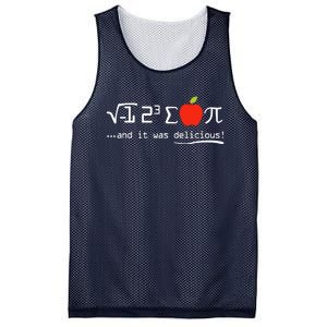 I Eight Sum Pi I Ate Some Pie And It Was Delicious Pi Day Mesh Reversible Basketball Jersey Tank