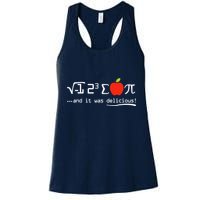 I Eight Sum Pi I Ate Some Pie And It Was Delicious Pi Day Womens Tank Top