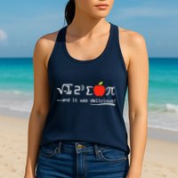 I Eight Sum Pi I Ate Some Pie And It Was Delicious Pi Day Womens Tank Top