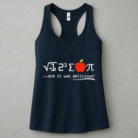 I Eight Sum Pi I Ate Some Pie And It Was Delicious Pi Day Womens Tank Top