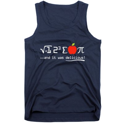I Eight Sum Pi I Ate Some Pie And It Was Delicious Pi Day Tank Top