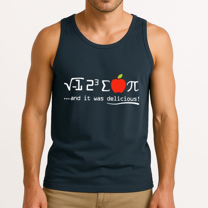 I Eight Sum Pi I Ate Some Pie And It Was Delicious Pi Day Tank Top
