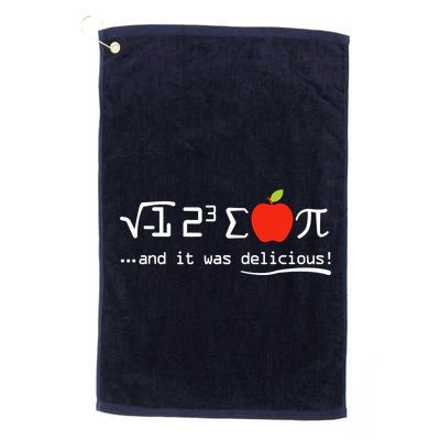 I Eight Sum Pi I Ate Some Pie And It Was Delicious Pi Day Golf Towel