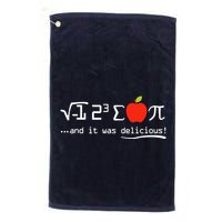 I Eight Sum Pi I Ate Some Pie And It Was Delicious Pi Day Golf Towel
