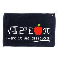 I Eight Sum Pi I Ate Some Pie And It Was Delicious Pi Day Grommeted Golf Towel